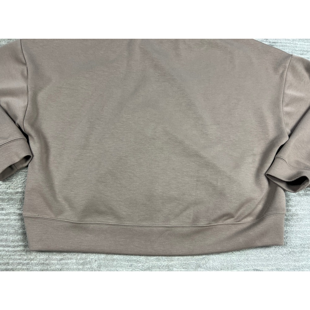Scoop Lounge Set Womens XL Taupe Brown‎ Sweatshirt Wide Leg Pants 2pc SC018698 - Picture 13 of 16